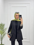 1297-Blazer Ceket-Siyah