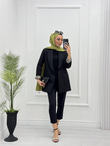1297-Blazer Ceket-Siyah