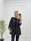 1297-Blazer Ceket-Siyah