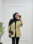 1297-Blazer Ceket-Yeşil