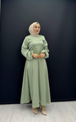 1421-Mine Etek Takım-Mint Yeşili