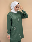 1625-Pantolon Takım-Yeşil