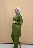 1629-Jakar Pantolon Takım-Yeşil