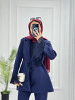1652-Stil Takım-Lacivert