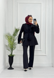 1652-Stil Takım-Siyah