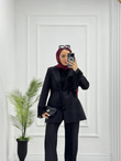 1652-Stil Takım-Siyah