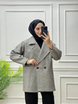 2071-Kaşe Kaban-Kahverengi