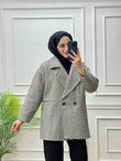 2071-Kaşe Kaban-Kahverengi