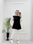 2134-Mevsimlik Yelek-Siyah