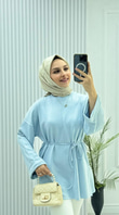 2153-Oysho Tunik-Açık Mavi