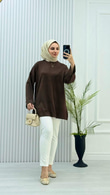 2153-Oysho Tunik-Kahverengi