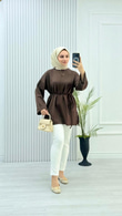 2153-Oysho Tunik-Kahverengi