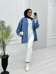2156-Farah Tunik-Açık Mavi