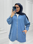 2156-Farah Tunik-Açık Mavi
