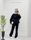 2157-Jeans Suit-Lacivert