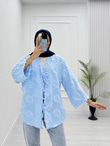 2199-Defne Kimono-Mavi