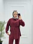 2352-İkili Takım-Bordo