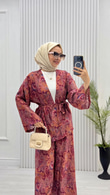 2356-Gucci Takım-Bordo