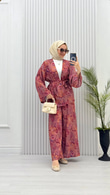 2356-Gucci Takım-Bordo