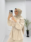 2433-Farah Takım-Bej