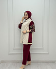2439-Oysho İkili Takım-Bordo