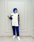 2439-Oysho İkili Takım-Saks Mavisi
