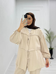 2444-Elsa Takım-Bej