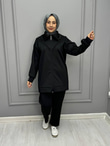 2565-Henna Pantolon Takım-Siyah