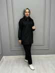 2565-Henna Pantolon Takım-Siyah