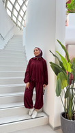 2578-Bamber Takım-Bordo