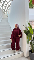 2578-Bamber Takım-Bordo