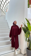 2578-Bamber Takım-Bordo