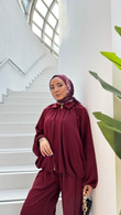 2578-Bamber Takım-Bordo