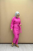 2840-Günlük Pantolon Takım-Pembe