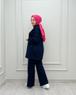 2908-Buğlem Takım-Lacivert