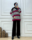3001-Triko Pantolon Takım-Pembe
