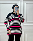 3001-Triko Pantolon Takım-Pembe