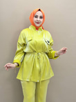 3011-Jakar Pantolon Takım-Yağ Yeşili