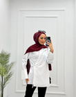 3021-Poplin Gömlek-Beyaz