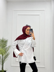 3021-Poplin Gömlek-Beyaz