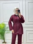 3075-Noi Takım-Bordo