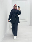 3088-Denila Takım-Siyah