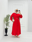 3221-Roya Elbise-Turuncu