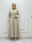 3231-Ladie Takım-Krem