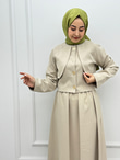3231-Ladie Takım-Krem