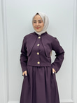 3231-Ladie Takım-Mürdüm