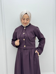 3231-Ladie Takım-Mürdüm