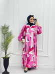 3248-Elbise-Pembe