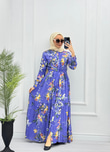 3262-Cherry Elbise-Mor