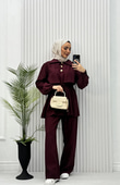 3410-Asu Takım-Bordo